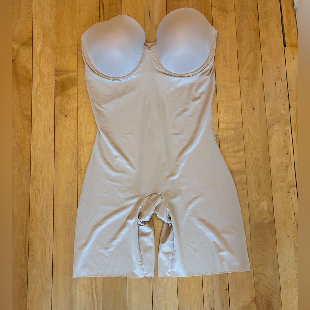 SPANX Strapless Shapewear in Beige